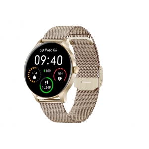 Garett Smartwatch Garett Classy gold steel Умные часы IPS / Bluetooth / IP68