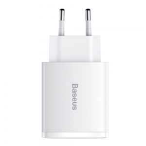 Baseus Compact wall charger PD /30W / 1x USB-C /2x USB