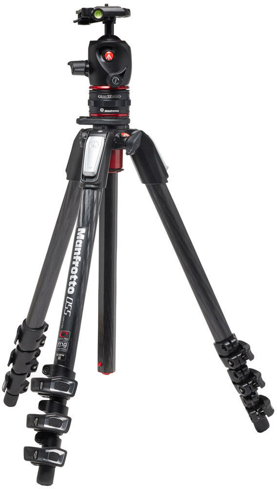 Manfrotto комплект штатива MK055CXPRO4BHQR CF Kit 4sec QR