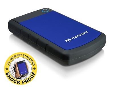 External HDD | TRANSCEND | StoreJet | 1TB | USB 3.0 | Colour Blue | TS1TSJ25H3B