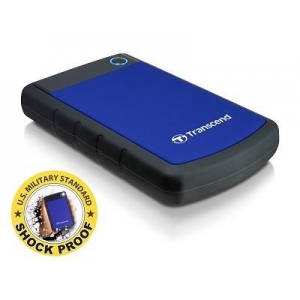 External HDD | TRANSCEND | StoreJet | 2TB | USB 3.0 | Colour Blue | TS2TSJ25H3B