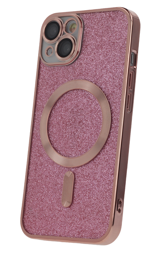 Mocco Glitter Chrome MagSafe Case Силиконовый Чехол для Apple iPhone 14 Pro