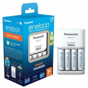 Panasonic Eneloop Smart Batteries charger  + 4x AA 2000 mAh