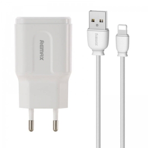 Remax RP-U22 Wall charger + Lightning cable 2x USB / 2.4A
