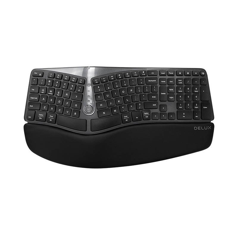 Delux GM901D Ergonomic Wireless Keyboard