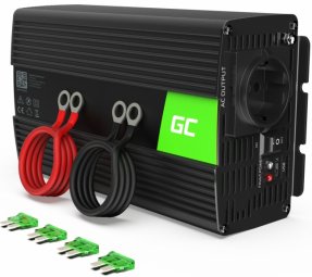 Green Cell Car Power Inverter Converter 12V to 230V / 1000W/ 2000W