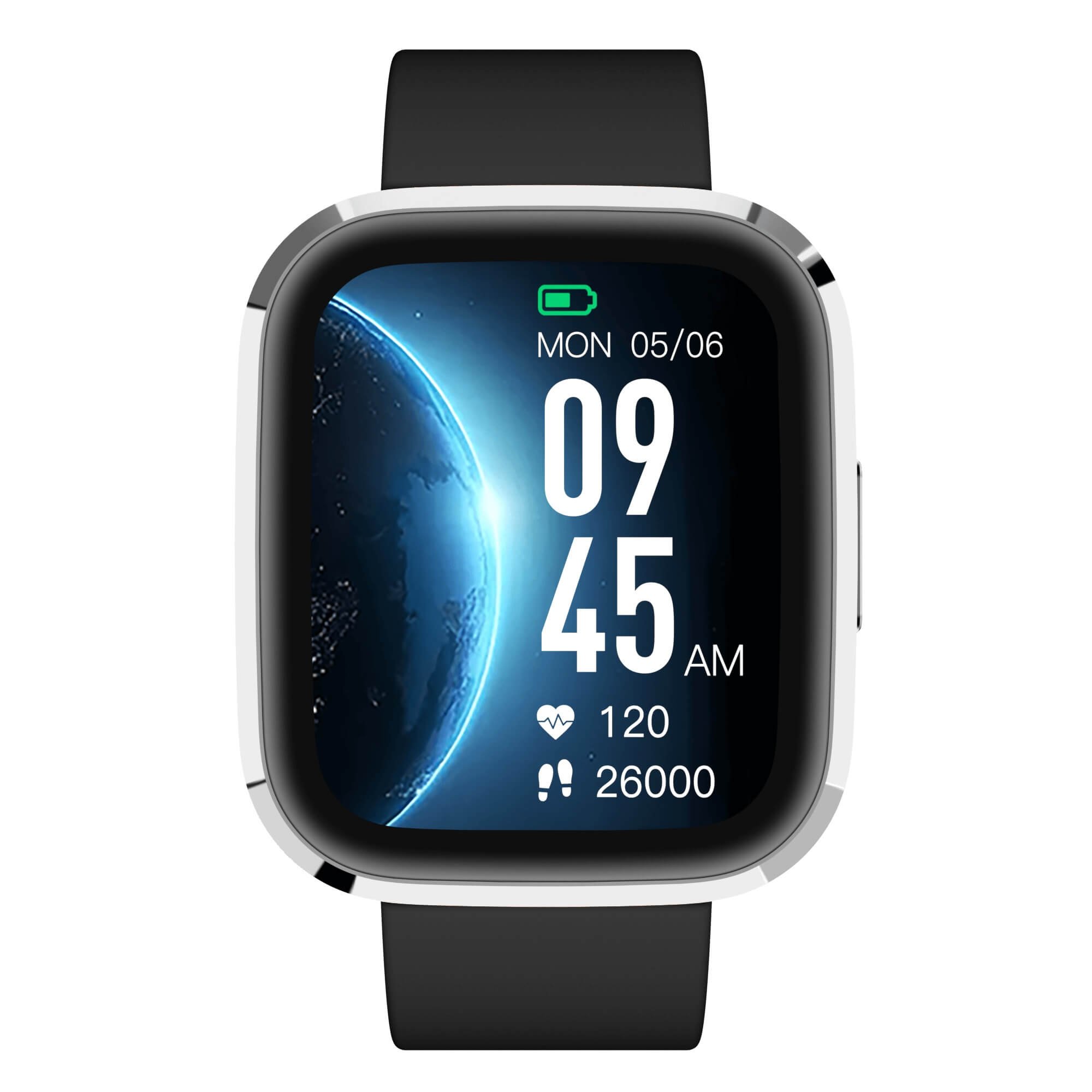 Garett Smartwatch Garett GRC STYLE Silver-black IPS / Bluetooth / IP68 / SMS