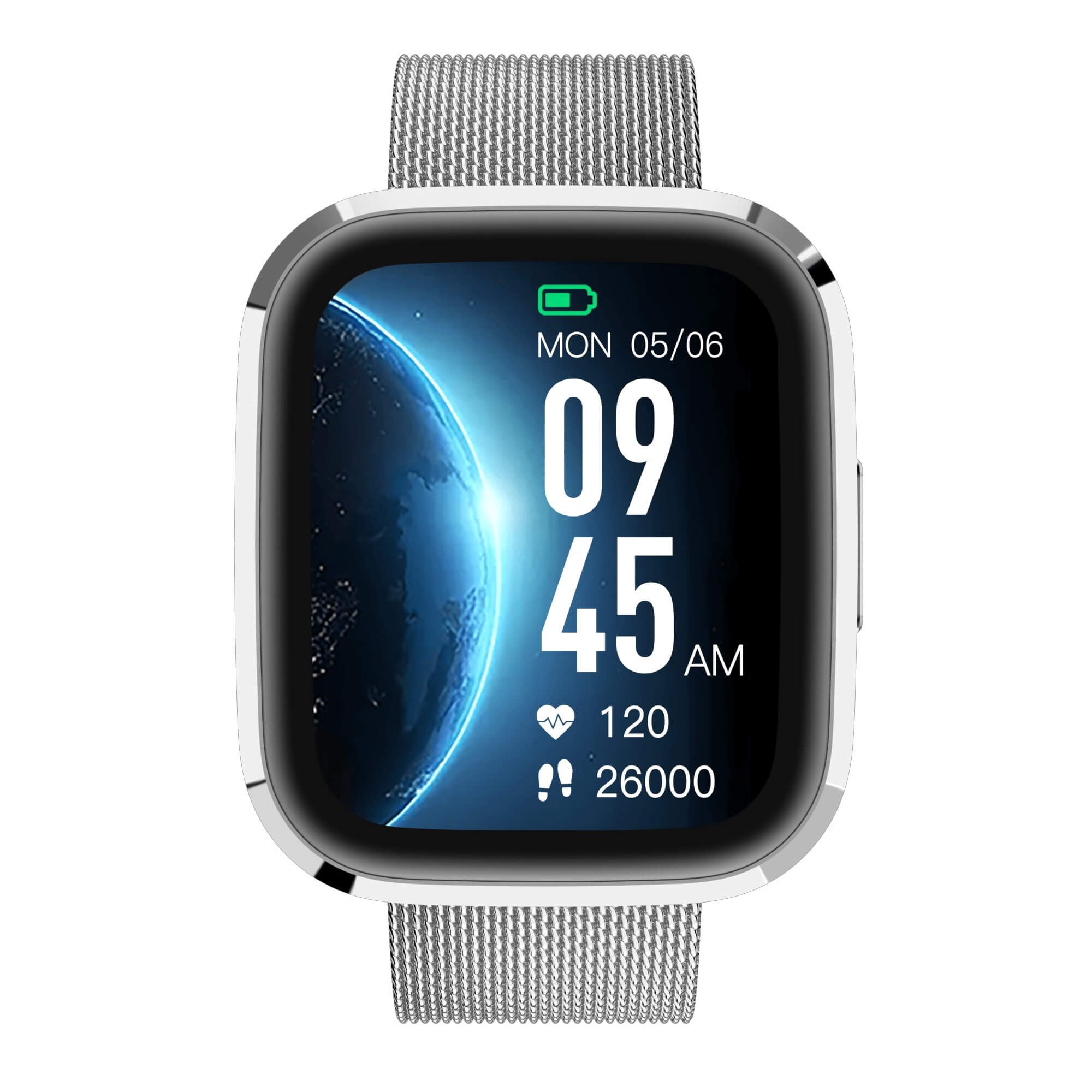 Garett Smartwatch Garett GRC STYLE Silver steel IPS / Bluetooth / IP68 / SMS