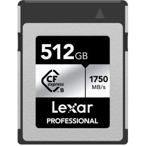 Lexar memory card CFexpress 512GB Professional Type B Silver