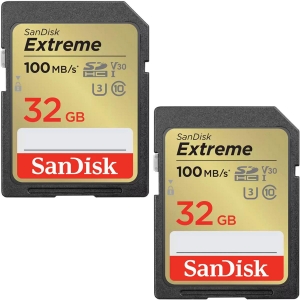 SanDisk mälukaart SDHC 32GB Extreme 2-pack