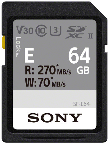 Sony mälukaart SDXC 64GB E UHS-II U3 V30