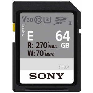 Sony карта памяти SDXC 64GB E UHS-II U3 V30