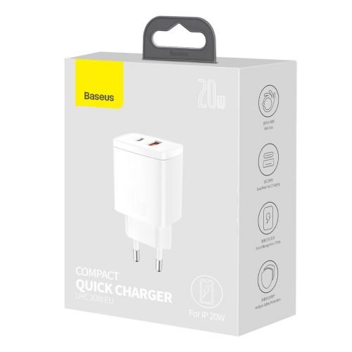 Baseus CCXJ-B02 Travel Charger USB-C 20W