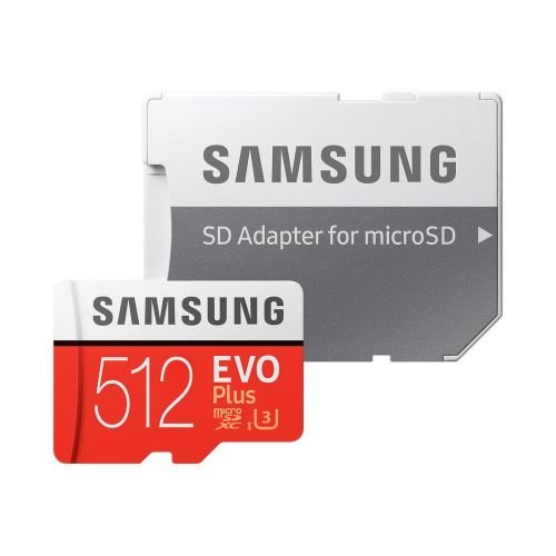 Samsung EVO+ Memory Card MicroSD /  512GB / Class10 + Adapter