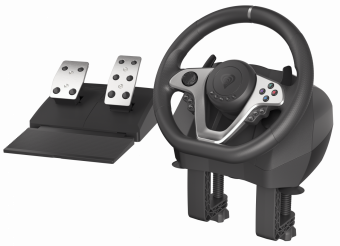 Genesis Seaborg 400 Gaming Steering Wheel + Pedals