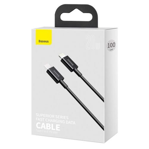 Baseus  Superior Series Fast Charging Cable Type-C / Lightning / PD / 20W / 1m