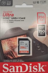 Sandisk Ultra SDXC 256GB Memory Card