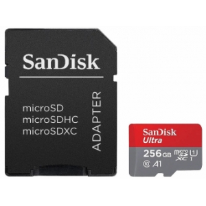 Sandisk Ultra microSDXC 256GB + Adapter Memory card