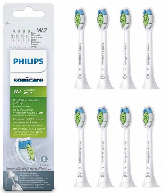 Philips HX6068/12 Sonicare W2 Optimal Насадки на зубную щетку 8 шт.