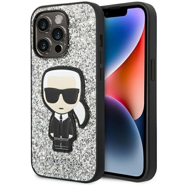 Karl Lagerfeld KLHCP14XGFKPG Back Case for Apple iPhone 14 Pro Max