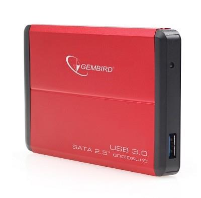 HDD CASE EXT. USB3 2.5"/RED EE2-U3S-2-R GEMBIRD