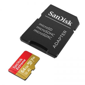 SanDisk Extreme MicroSDXC Memory Card 64GB