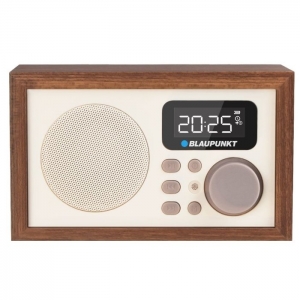 Blaupunkt HR5BR Radio Speaker with Micro SD / LCD / 3W / Wood Design