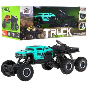RoGer R/C Truck Crawler Toy Car 6x6 / 1:18