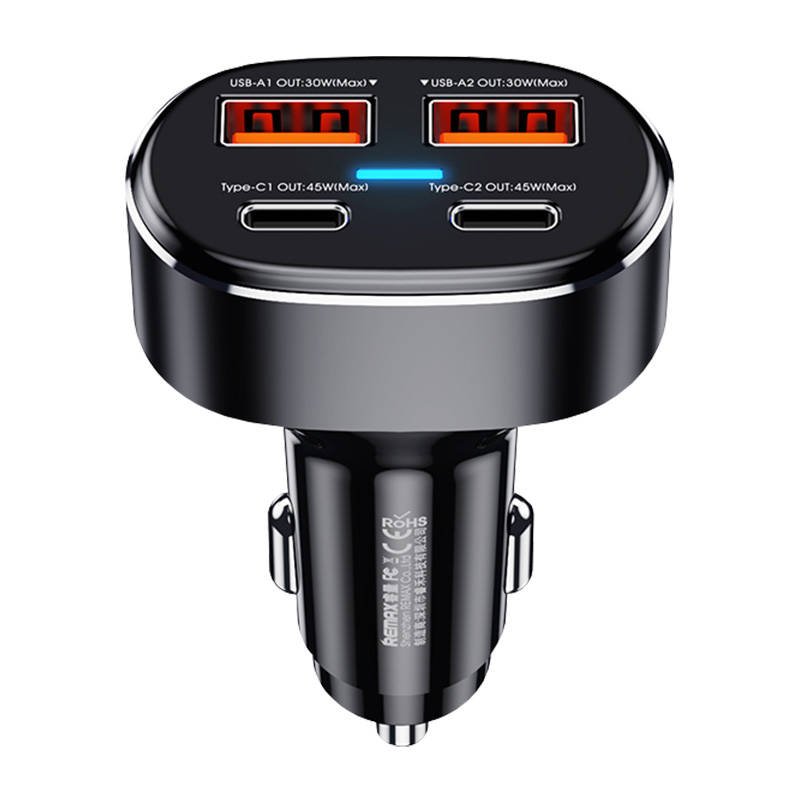 Remax RCC329 Car charger 2x USB / 2x USB-C / 75W