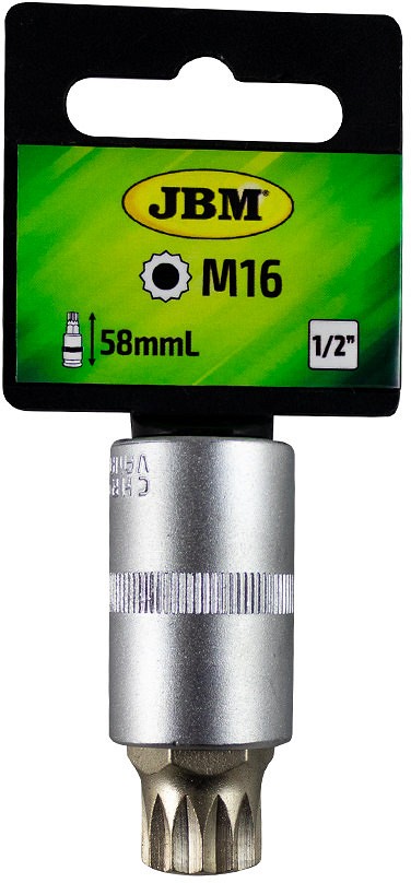 ÕLIKORGI VÕTI XZN AVAGA / AUGUGA 12-TÄHIK M16X58MM JBM