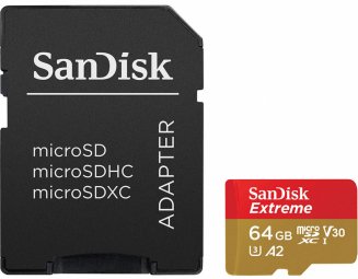 Sandisk Extreme PLUS microSDXC 64 ГБ Карта памяти