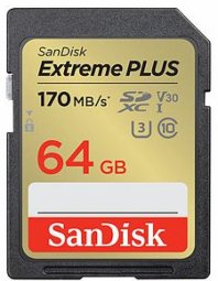 SanDisk Extreme Plus SDXC 64GB Memory Card