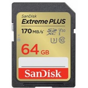 SanDisk Extreme Plus SDXC 64 ГБ Карта памяти