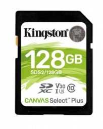 Kingston SDXC Canvas Select Plus 128GB Memory Card