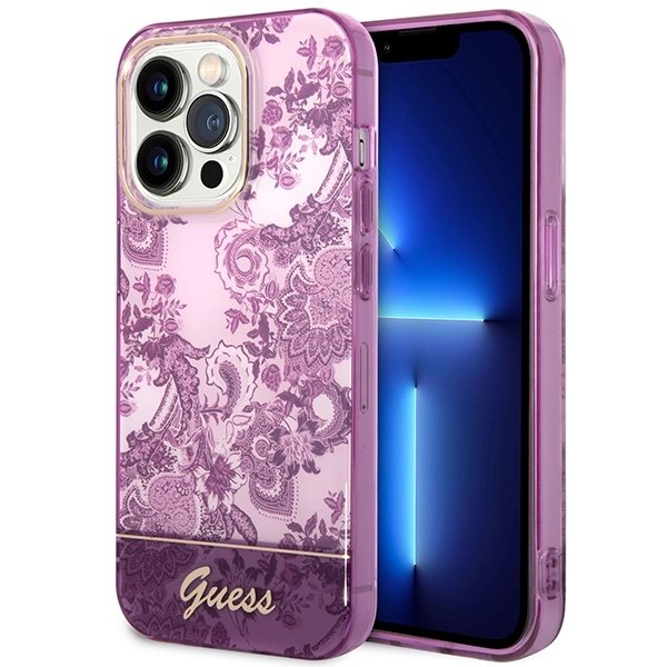 Guess GUHCP14LHGPLHF Чехол для Apple iPhone 14 Pro