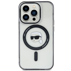 Karl Lagerfeld  IML Karl`s Head MagSafe Back Case for Apple iPhone 15