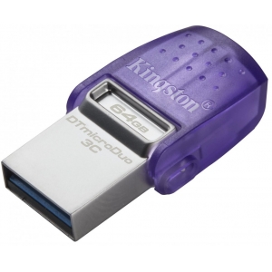 Kingston DataTraveler microDuo 3C 256GB USB Type-A + USB Type-C USB флешка