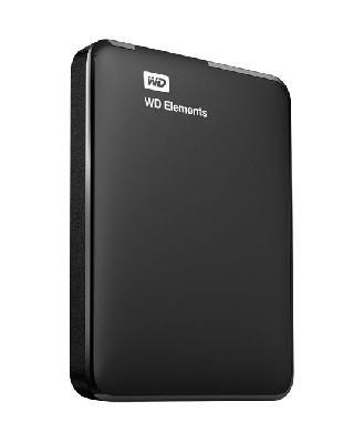 External HDD | WESTERN DIGITAL | Elements Portable | 1TB | USB 3.0 | Colour Black | WDBUZG0010BBK-WESN