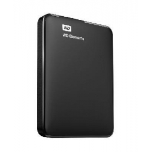 External HDD | WESTERN DIGITAL | Elements Portable | 1TB | USB 3.0 | Colour Black | WDBUZG0010BBK-WESN