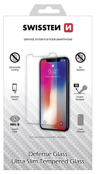 Swissten Tempered Glass Premium 9H Screen Protector Samsung G970 Galaxy S10e (Not Curved)