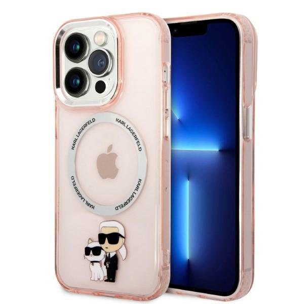 Karl Lagerfeld KLHMP14LHNKCIP Back Case for Apple iPhone 14 Pro