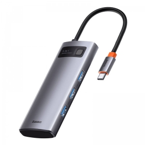 Baseus Metal Gleam Series 5in1 с USB-C Многофункциональная док-станция