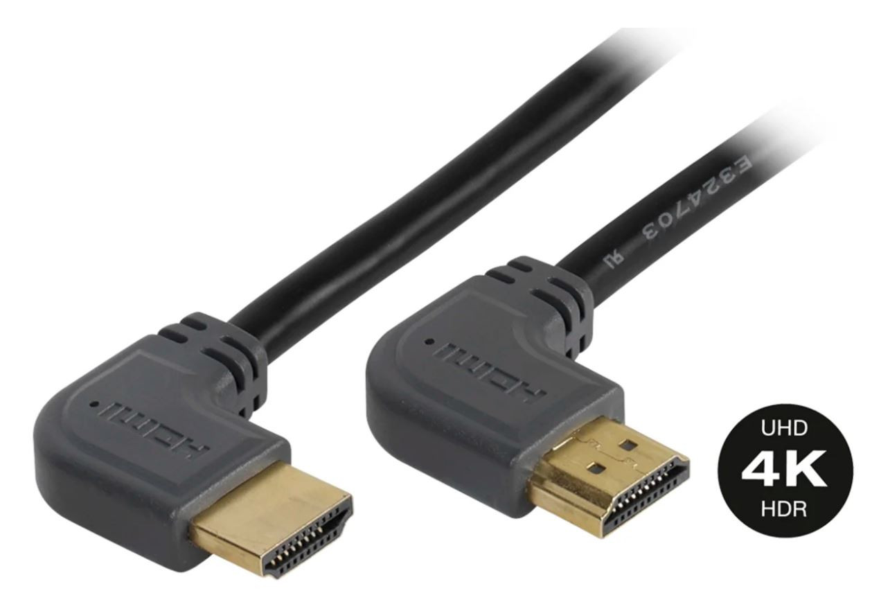 Vivanco kaabel HDMI - HDMI nurgaga 3m  (47107)