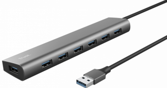 Trust Halyx USB 3.2 Gen1 7-портовые USB-концентраторы