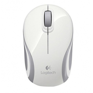 MOUSE USB OPTICAL WRL M187/WHITE 910-002735 LOGITECH