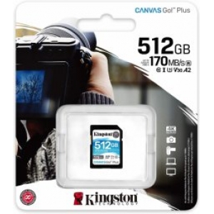 Kingston Canvas Go Plus SDXC 512GB Memory card
