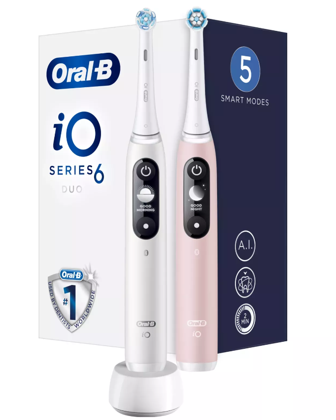 Braun Oral-B iO6 Duo Pack Electric Toothbrush