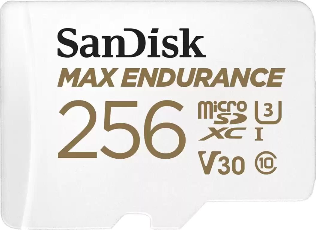 SanDisk Max Endurance MicroSDXC 256 GB Class 10 UHS-I/U3 V30 Memory Card