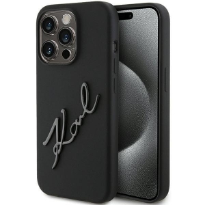 Karl Lagerfeld KLHCP15LSKSBMCK Back Case for Apple iPhone 15 Pro