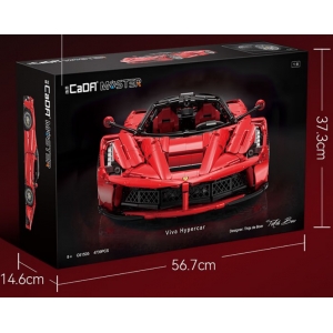 CaDa C61505W R/C Toy Sports Car Collapsible constructor set 4739 parts